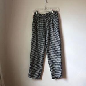 Forever 21 black and white pants